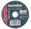 Диск отрезной Metabo SP-Novorapid 617162000 [25 шт, ⌀ - 125 мм, толщина - 1 мм, для материала - нержавеющая сталь, посадочный ⌀ - 22.23 мм]