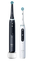 Набор зубных щеток Braun Oral-B iO Series 5 Duo белый, черный [ротационная/звуковая, жесткость - средняя, режимов - 5 шт, насадок - 2 шт, датчик нажима, питание от аккумулятора]
