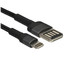 Кабель Baseus Lightning 8-pin - USB Type-A серый [USB 2.0, форма - круглая, оплетка - нейлоновая, 2.4 А, 12 Вт, металлический корпус разъемов, 1 шт]