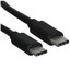 Кабель Aceline USB Type-C - USB Type-C черный [USB 2.0, форма - круглая, оплетка - ПВХ, 3 А, 60 Вт, 1 шт]
