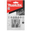 Набор торцевых головок Makita 198466 [сталь, привод - 1/4", предметов - 5 шт, рабочий диаметр - 6-13 мм, упаковка - блистер]
