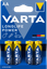Батарейка VARTA LONGL. POWER AA (LR6/ER14505/FR6/R6P) [щелочная (LR), 1.5 В, 4 шт]