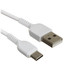 Кабель Hoco USB Type-C - USB Type-A белый [USB 2.0, форма - круглая, оплетка - TPE, 3 А, 10 Вт, 1 шт]