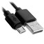 Кабель FinePower micro USB-B - USB Type-A черный 3 м [форма - круглая, оплетка - ПВХ, 2.1 А, 10.5 Вт, 1 шт]