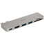 Док-станция Baseus UltraJoy Series [Thunderbolt 3 х 1, USB 3.2 Gen 1 Type-A х 2, HDMI, кард-ридер microSD, SD, корпус серый]