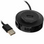 USB-разветвитель Ugreen CR106 [USB 2.0 Type-A х 4, кабель - 100 см, корпус черный]
