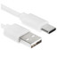 Кабель Aceline USB Type-C - USB Type-A белый [USB 2.0, форма - круглая, оплетка - ПВХ, 1 А, 1 шт]