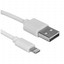 Кабель Aceline Lightning 8-pin - USB Type-A белый [USB 2.0, форма - круглая, оплетка - ПВХ, 2 А, 1 шт]
