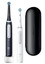 Набор зубных щеток Braun Oral-B iO Series 4 Duo белый, черный [ротационная/звуковая, жесткость - мягкая, режимов - 4 шт, насадок - 2 шт, датчик нажима, питание от аккумулятора]