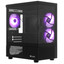Корпус Thermaltake View 170 TG ARGB [CA-1Z4-00M1WN-00] черный [Mini-Tower, Micro-ATX, Mini-ITX, USB 3.2 Gen 1 Type-A, ARGB вентиляторы, 3 x 120 мм]