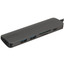 Док-станция KEYRON KDS-DC46A-B [USB 3.2 Gen 1 Type-A х 2, HDMI, кард-ридер microSD, SD, кабель - 18 см, поддержка PD, OTG, корпус серый]