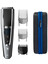 Машинка для стрижки Philips HC5650/15 серебристый/черный [длина стрижки до 28 мм, установок длины - 28, насадок - 3 шт, питание - от аккумулятора/от сети]