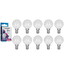 Комплект светодиодных ламп Космос LED10.5wGL45E1445_10 [E14, 10.5 Вт, 840 лм, 4500 K, 174-265 В / 50 Гц, в комплекте: 10 шт]
