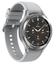 Смарт-часы Samsung Galaxy Watch4 Classic [корпус - серебристый, ремешок - белый, 1.4", Super AMOLED, 450x450, IP68, Bluetooth, NFC, Wi-Fi, для Android 6.0 и выше]