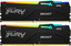 Оперативная память Kingston FURY Beast Black RGB [KF568C34BBEAK2-32] 32 ГБ [DDR5, 16 ГБx2 шт, 6800 МГц, 34(CL)-45-45]