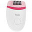 Эпилятор Philips BRE235/00 [белый, пинцетов/дисков - 20, насадок - 2 шт, эпиляция - сухая, питание - от сети]