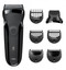 Электробритва Braun Series 3 300BT [черный, сеточная, бритье: сухое, головок - 3, питание - от аккумулятора, от сети]
