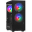 Корпус MONTECH X2 MESH [X2 (B)] черный [Mid-Tower, Micro-ATX, Mini-ITX, Standard-ATX, USB 2.0 Type-A, USB 3.2 Gen 1 Type-A, FRGB вентиляторы, 1 x 120 мм, 2 x 140 мм]