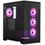 Корпус ADATA XPG INVADER X [INVADERXMT-BKCWW] черный [Mid-Tower, Micro-ATX, Mini-ITX, Standard-ATX, USB 3.2 Gen 1 Type-A, USB 3.2 Gen 1 Type-C, ARGB вентиляторы, 5 x 120 мм]