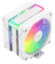Кулер для процессора Ocypus Delta A40 SE Dual Fan ARGB [Delta-A40-WH2AAWN00S-GL] белый [вентилятор - 120 x 120 мм, до 1800 об/мин, основание - алюминий/медь, теплотрубки - 4 x 6 мм, 31 дБ, 4 pin, 200 Вт, подсветка - ARGB]