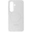 Накладка  Samsung Silicone Magnet Case для Samsung Galaxy S26 белый [микрофибра, ПК, ТПУ]
