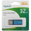 Память USB Flash 32 ГБ Apacer AH25C [AP32GAH25CU-1] [USB 3.2 Gen 1/USB Type-A, монолит с колпачком, металл]