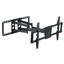 Кронштейн для ТВ Kromax ATLANTIS-70 черный [для 32"-75", наклон вверх 5° наклон вниз 15°, поворот 160°, до 101 кг, до 710 мм от стены/потолка]