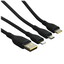 Кабель Baseus Lightning 8-pin, micro USB-B, USB Type-C - USB Type-A черный 1.5 м [форма - круглая, оплетка - TPE, 6 А, 100 Вт, 1 шт]