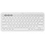 Клавиатура  беспроводная Logitech K380 цвет белый [мембранная, клавиш - 80, Bluetooth]