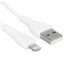 Кабель Borofone Lightning 8-pin - USB Type-A белый [USB 2.0, форма - круглая, оплетка - ПВХ, 2.4 А, 1 шт]