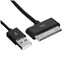 Кабель FinePower 30-pin Apple - USB Type-A черный 1 м [форма - круглая, оплетка - ПВХ, 2 А, 1 шт]