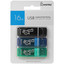 Память USB Flash 16 ГБ Smartbuy Glossy [SB016GB2GSKBGSET] [USB 2.0/USB Type-A, до 15 Мбайт/сек, монолит с колпачком, пластик]