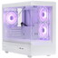 Корпус ARDOR GAMING Crystal CM2  белый [Mini-Tower, Micro-ATX, Mini-ITX, USB 3.2 Gen 1 Type-A, USB 3.2 Gen 2 Type-C, ARGB вентиляторы, 3 x 120 мм]