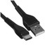 Кабель DEXP USB Type-C - USB Type-A черный [USB 2.0, форма - круглая, оплетка - нейлоновая, 2 А, 10 Вт, 1 шт]