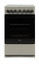 Электрическая плита Midea FSC-506ES серый [поверхность - стеклокерамика, конфорок - 4 шт, духовка - 55 л, 85 см x 49.3 см x 65 см]