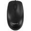 Мышь проводная Logitech B100 [910-001439] черный [1000 dpi, светодиодный, USB Type-A, кнопки - 3]