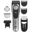 Триммер Braun BT9560 серебристый/черный [длина стрижки до 20 мм, установок длины - 50, насадок и головок - 8 шт, питание - от аккумулятора]