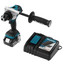 Дрель-шуруповерт Makita DDF486RT LXT 18V [1 АКБ, бесщеточный, безударный, быстрозажимной, 130 Н·м, Li-Ion, 5 А*ч, кейс, 6.6 кг]