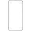 Защитное стекло Aceline для экрана Apple iPhone 17e [2.5D, олеофобное покрытие, цвет рамки - черный, в комплекте: 1 шт]