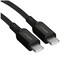 Кабель ACEFAST USB Type-C - USB Type-C черный 1.2 м [форма - круглая, оплетка - нейлоновая, 5 А, 100 Вт, металлический корпус разъемов, 1 шт]