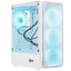 Корпус BaseTech eXtreme GFX-03 [BT-GFX-03W-MESH-4F-IB] белый [Mid-Tower, Standard-ATX, USB 2.0 Type-A, USB 3.2 Gen 1 Type-A, одноцветная (голубая) вентиляторы, 4 x 120 мм]