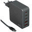 Сетевое зарядное устройство DEXP GaN IET25CD серый [мощность - 140 Вт, 5 А, до 28 В, USB Type-C, PD, PPS, QC]