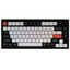 Клавиатура  проводная + беспроводная Keychron Q1 HE [магнитная, Gateron Nebula, клавиш - 81, Bluetooth, USB Type-A, USB Type-C, радиоканал, цвет черный]
