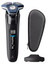 Электробритва Philips Series 7000 S7886/35 [черный/синий, роторная, бритье: влажное/сухое, головок - 3, питание - от аккумулятора]