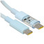 Кабель Baseus USB Type-C - USB Type-C голубой [форма - круглая, оплетка - нейлоновая, 5 А, 100 Вт, 1 шт]