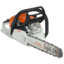 Бензопила Stihl MS 182 , шина - 35 см(14") [35.8 см³, 1600 Вт, 2.2 л.с., паз шины - 1.3 мм, шаг цепи - 9.52 мм(0.375"), 4.6 кг]