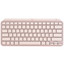 Клавиатура  беспроводная Logitech MX Keys Mini цвет розовый [ножничная, клавиш - 79, Bluetooth, радиоканал]