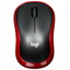 Мышь беспроводная Logitech M186 [910-004133] красный [1000 dpi, светодиодный, USB Type-A, кнопки - 3]