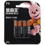 Батарейка Duracell Basic AAA (LR03/FR03) [щелочная (LR), 1.5 В, 4 шт]