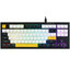 Клавиатура  проводная Ritmix RKB-587BL [мембранная, клавиш - 87, USB Type-A, цвет черный]